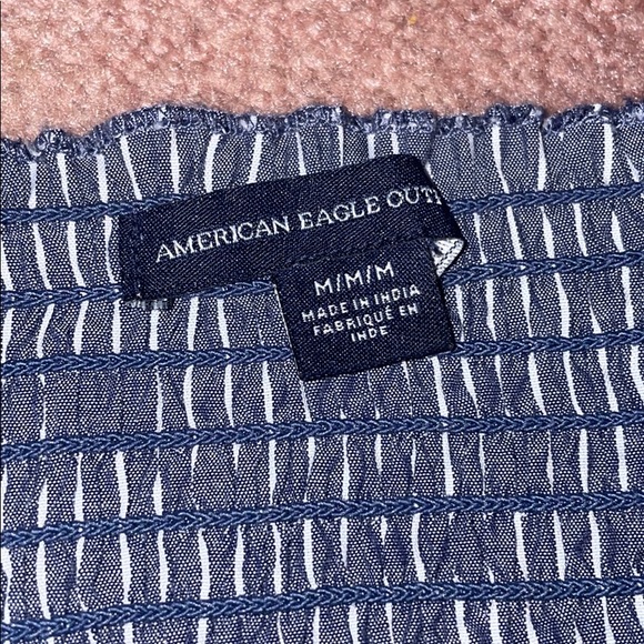 American Eagle Striped Off the Shoulder top - Picture 4 of 4